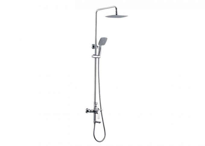 Starlight Chrome Shower System With Euphoria Cube Handheld Shower Head