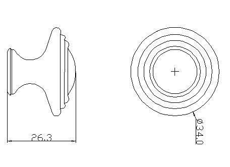 Residential Furniture Handles And Knobs , Kitchen Drawer Knobs And Pulls