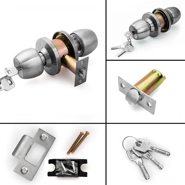 High quality Ball Knob Lock for House Security Stainless Steel Spherical Lock