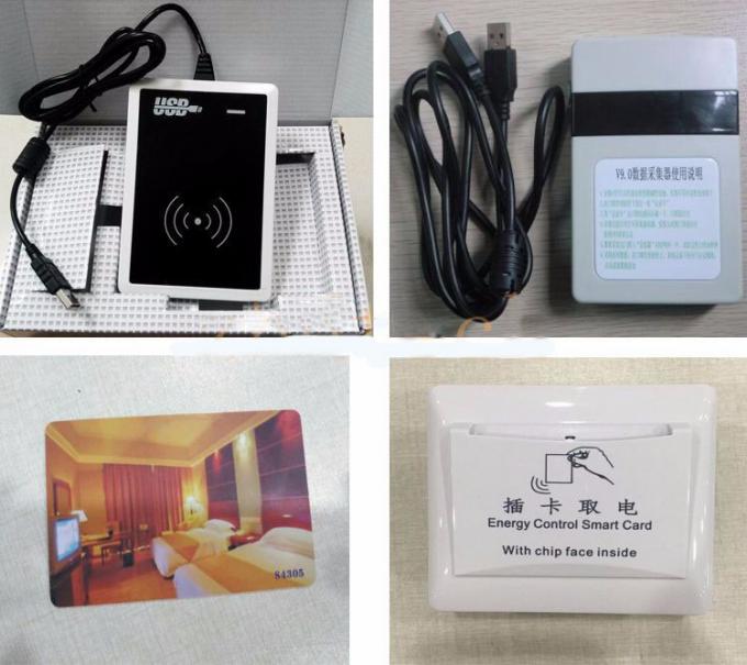 Zinc Alloy Electronic Door Lock High Security Software RFID Hotel Room Door Lock
