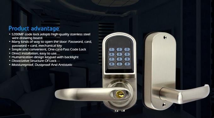 Advanced Password Bluetooth Electronic Door Lock With Mobile App