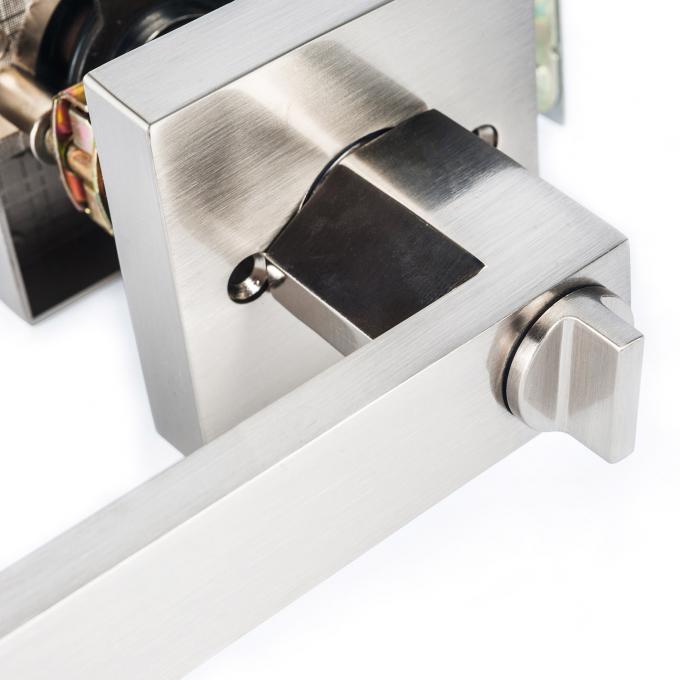 Chrome Zinc Alloy Residential Lever Set Tubular Door Lock Double