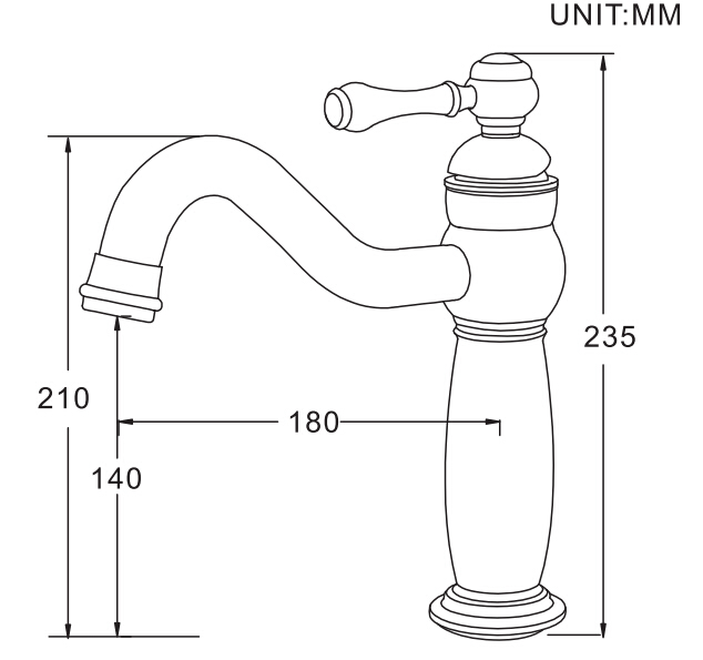 Watermark Oil Rubbed Bronze Bathtub Faucet One Handle Lifting Type