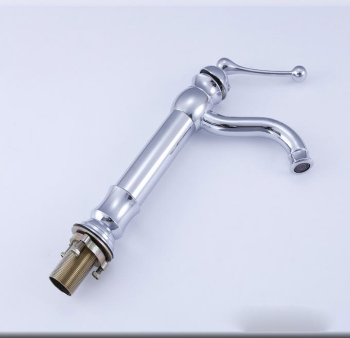 Sanitary Waterfall Sink Faucets , One Hole Pull Down Kitchen Faucet