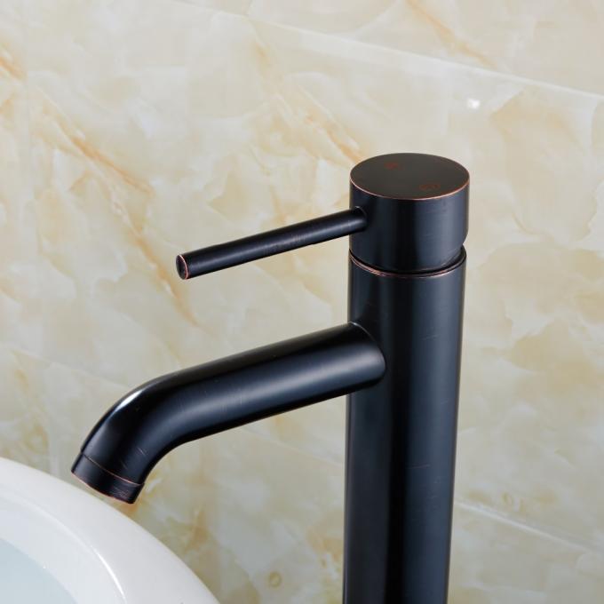 Lead Free Brass Waterfall Faucet For Vessel Sink / Oil Rubbed Bronze Kitchen Faucet