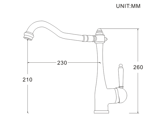 Watermark Single Handle Water Faucet , Bathroom Basin Water Ridge Tap