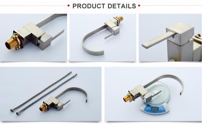 Modern Hot Cold Mixer Water Sink Faucets Lifting Type CUPC Approved