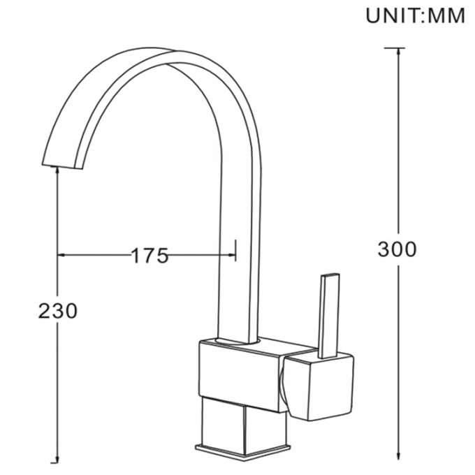 Modern Hot Cold Mixer Water Sink Faucets Lifting Type CUPC Approved