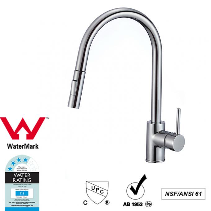 Cupc Lead Free Brass Sink Pull out Mixer Tap 360 Swivel No Corrosion