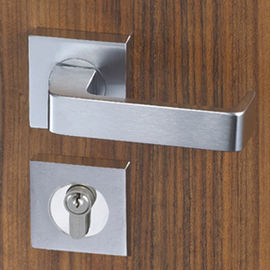 Easy Installation Mortise Door Lock Zinc Alloy Handle For 38 - 55mm Door