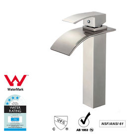 Mechanical Wash Basin Taps , Bathroom 360 Swivel Deck Mount Faucet