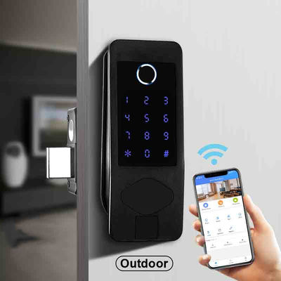Waterproof Lock IP65 Outside Smart Door Lock Fingerprint Unlocking