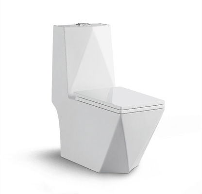 Bathroom Square Diamond Design  One Piece Toilet
