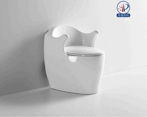 Modern White Matte Black Siphon Flushing Type Bathroom Sanitary Ware