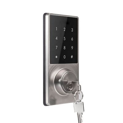Bluetooth 4.1 LR6 Alkaline Batteries Powered Smart Door Lock For Home