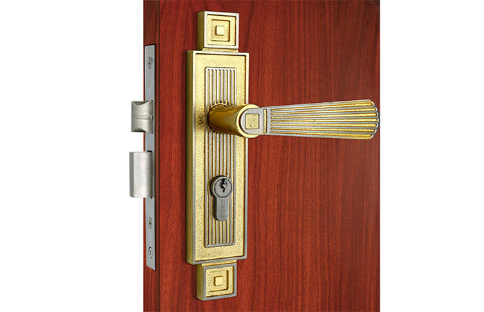 Golden Mortise Door Lock Set Zinc Alloy Entry Door Mortise Golden Mortise Door Lock Set Zinc Alloy Entry Door Mortise