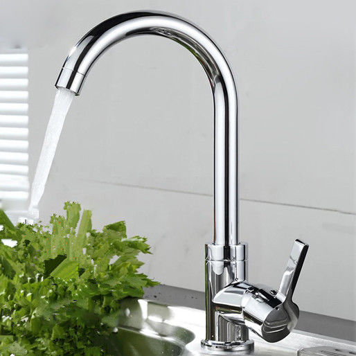 High Precision Single Hole Bathroom Faucet Easy To Installation