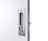 Satin Nickel Metal Sliding Door Locks With Key , 35 - 70mm Door thickness