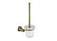 Bathroom Toilet Brush With Holder Brass Base Concealed Screw Mounting