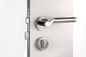 Rose Mortise Door Lock Satin Nickel / Chrome Lever Handle