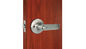 Safety Satin Nickel Tubular Lever Lock Reversible For Right Or Left