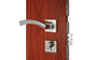 Chrome Lever Handle On Rose Mortise Lockset Replacement Zinc Alloy