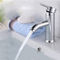 Silver Single Handle Sink Faucet Easy Installation Bathroom Basin Faucet