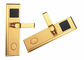 PVD Gold  Modern House LOCK Hotel Entrance Lock with Card / Card Open