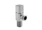 Square / Hexagon Sink Faucets Double Head Angle Valve Zinc Alloy Material