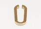 Gold Plated Zinc Alloy Handbag Accessories Hardware With Customized Logo