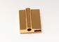 Gold Blank Handbag Accessories Hardware Finish Parts Zinc Alloy OEM / ODM