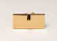 Gold Plated Finish Handbag Accessories Hardware for Modern Bag Zinc Alloy