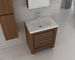 Elegant Oak MDF Bathroom Furniture With Side Cabinet 800 x 25 x 700mm