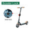 Small QR Code Folding Electric Scooter Locks For Scan To Ride Shared Scooter