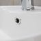 Impact Resistant Above Counter White Porcelain Wash Basin For Bathroom