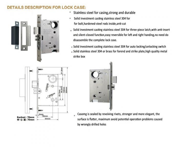 Interior Modern Entry Door Handlesets Satin Nickel American Standard