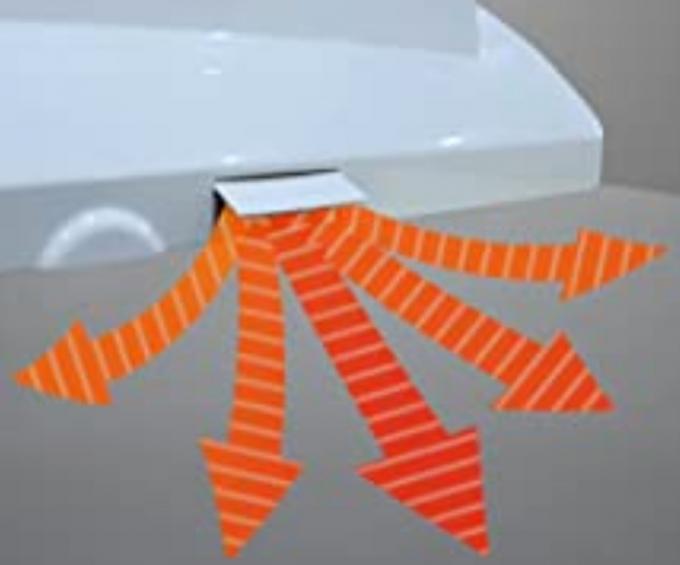 Side Arm Control Urea Formaldehyde Intelligent Toilet Seat With Nightlight