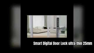 Smart Digital Door Lock Ultra-thin 25mm APP lock for screen doors