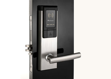 55mm Backset Hotel Electronic Door Lock Keyless 2 Brass Computer Keys