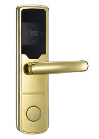62mm Backset Tyt WiFi Electronics Door Lock / Gate Lock With Plated Gold Finishing