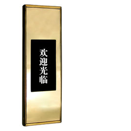 PVD Gold RFID Card Cabinet Locker Lock SUS304 For Sauna Bathroom / SPA Room