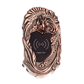 Plated Antique Copper Electronic Cabinet Lock Card / Key Open For Swimming Park