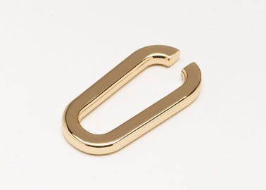 Gold Plated Zinc Alloy Handbag Accessories Hardware With Customized Logo