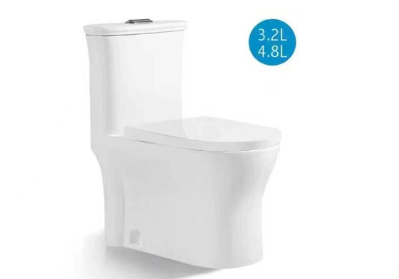 Water Saving Straight Flush One Piece Water Closet SASO Approved