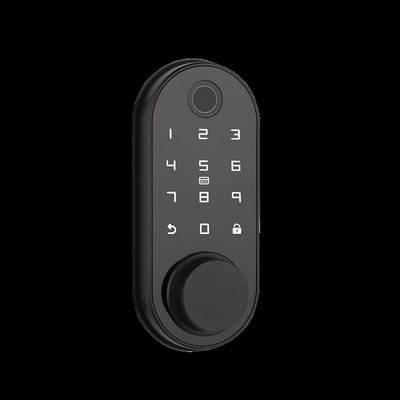 FCC Smart Deadbolt Latch Door Lock With Fingerprint Code Card APP WiFi Funciton