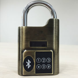 Intelligent Bluetooth Alarm Lock For Door , Smart Travel Combination Luggage Padlock