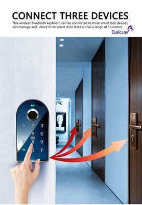 Black Fringerprint Door Lock Ideal for Widely Usage Like Hotel Delivering Robust Security Features and User Friendly Access Control Systems