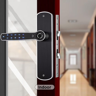 Smart TTlock FPC Fingerprint Door Lock Bluetooth With Reversible Handle