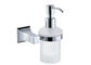 Bathroom Accessory Wall Mounted Soap Dispenser With Brass Pump PP Bottle Chrome
