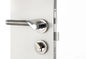 Rose Mortise Door Lock Satin Nickel / Chrome Lever Handle